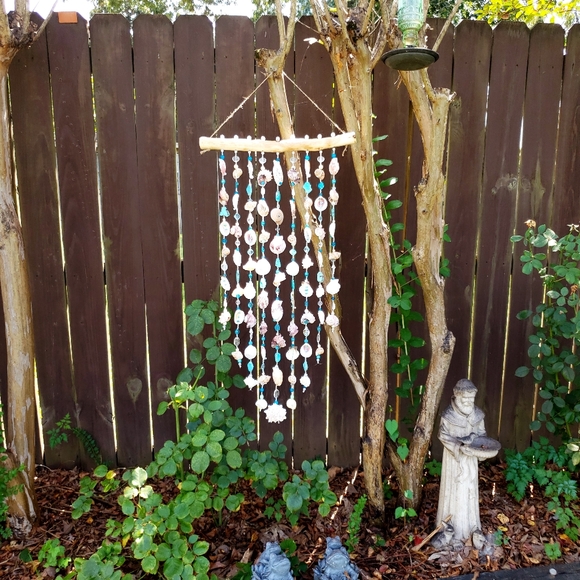 Seashell Wall Hanging/Window Hanging/Boho Hanging - Picture 3 of 4